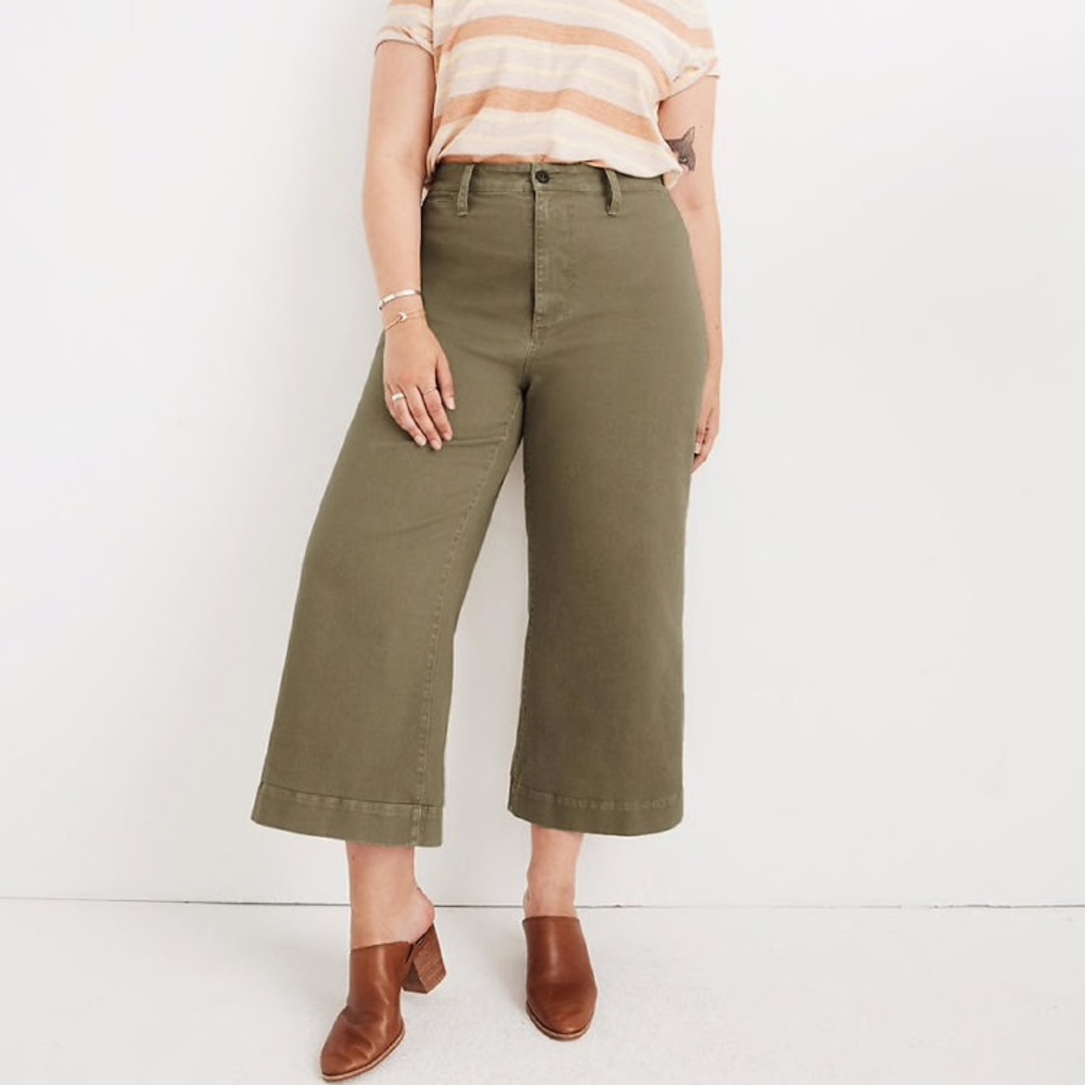 Madewell Emmett Wide-Leg Crop Pants